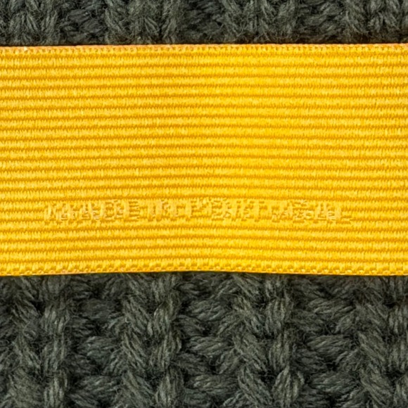 Yellow Label Co Mens Olive Green Cotton Shaker Stitch Crewneck Sweater Small - Picture 2 of 8